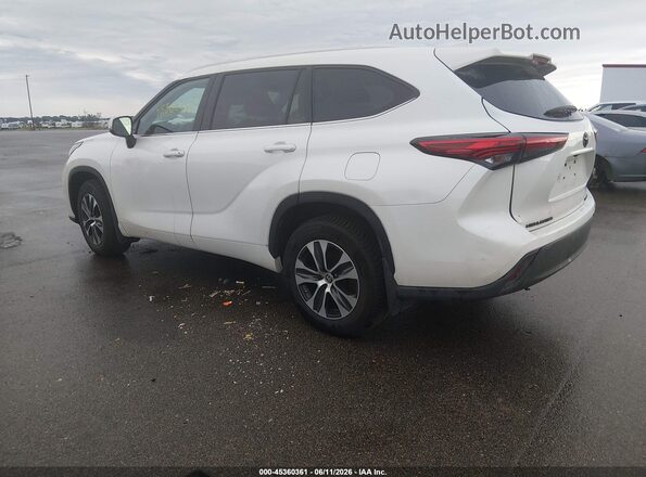5TDGZRBH3MS102228 2021 TOYOTA HIGHLANDER White Задня ліва чверть