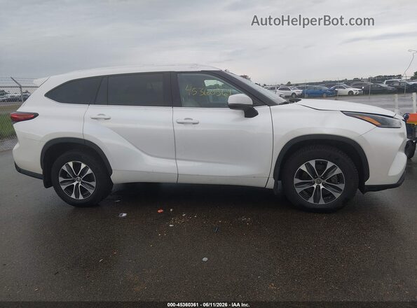 5TDGZRBH3MS102228 2021 TOYOTA HIGHLANDER White Вид задньої частини салону