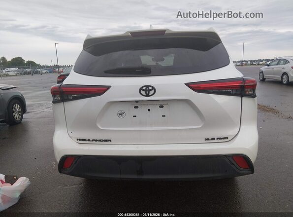 5TDGZRBH3MS102228 2021 TOYOTA HIGHLANDER White 