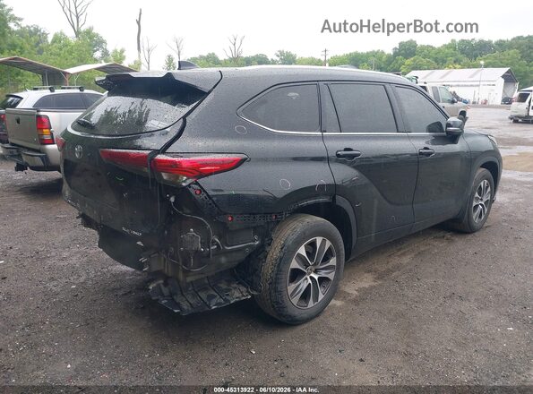 5TDGZRBH4MS148084 2021 TOYOTA HIGHLANDER Black Задня права чверть