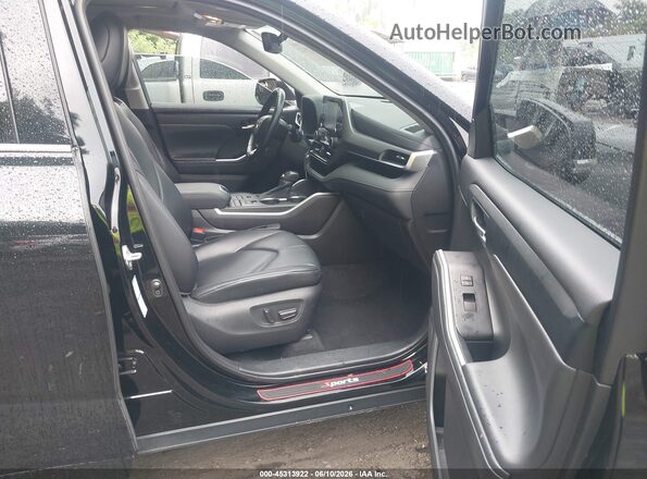 5TDGZRBH4MS148084 2021 TOYOTA HIGHLANDER Black Вид салону спереду