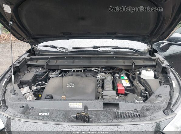 5TDGZRBH4MS148084 2021 TOYOTA HIGHLANDER Black Вид ззаду