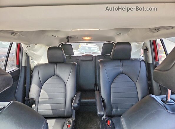 5TDGZRBH4MS535041 2021 TOYOTA HIGHLANDER Красный Вид задних сидений