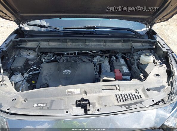 5TDGZRBH4NS579221 2022 TOYOTA HIGHLANDER Gray Widok z tyłu