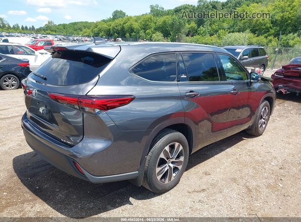 5TDGZRBH5LS005627 2020 TOYOTA HIGHLANDER Gray Rear right