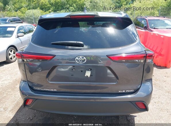5TDGZRBH5LS005627 2020 TOYOTA HIGHLANDER Gray 