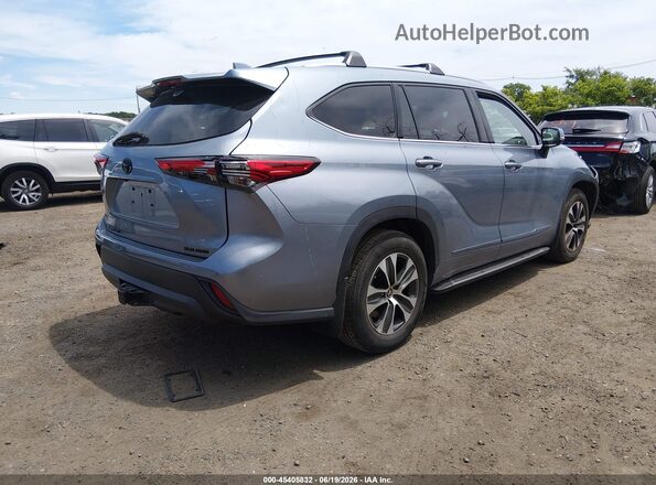 5TDGZRBH5MS139796 2021 TOYOTA HIGHLANDER Blue Հետևի աջ