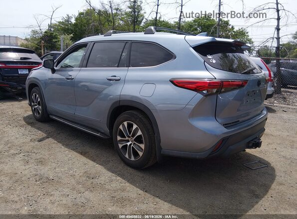 5TDGZRBH5MS139796 2021 TOYOTA HIGHLANDER Blue Հետևի ձախ