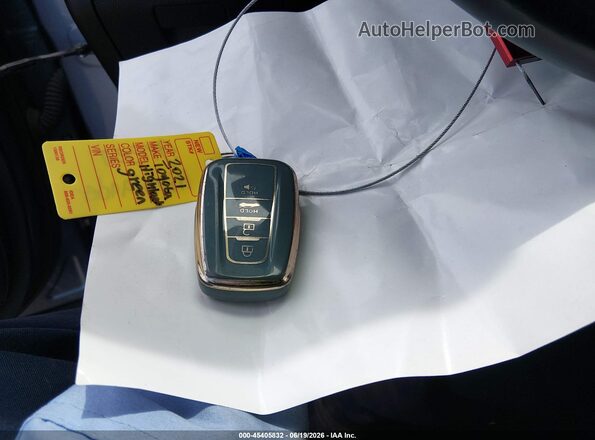 5TDGZRBH5MS139796 2021 TOYOTA HIGHLANDER Blue Առջևի վահանակի տեսք