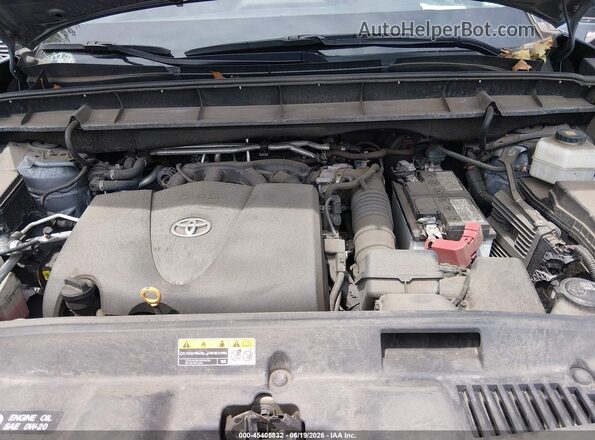 5TDGZRBH5MS139796 2021 TOYOTA HIGHLANDER Blue Հետևի տեսք