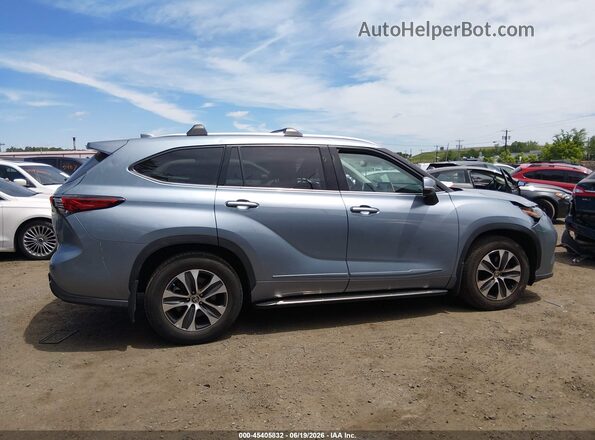 5TDGZRBH5MS139796 2021 TOYOTA HIGHLANDER Blue Սալոնի հետևի տեսք