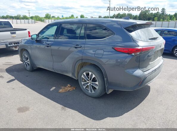 5TDGZRBH6LS509409 2020 TOYOTA HIGHLANDER Gray Tył lewy