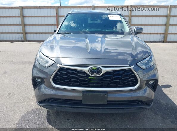 5TDGZRBH6LS509409 2020 TOYOTA HIGHLANDER Gray Widok zestawu wskaźników