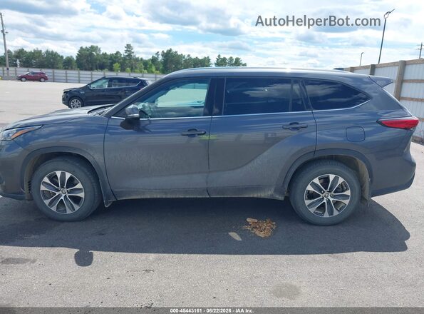 5TDGZRBH6LS509409 2020 TOYOTA HIGHLANDER Gray Widok wnętrza 360 stopni