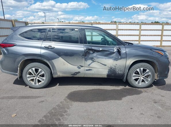 5TDGZRBH6LS509409 2020 TOYOTA HIGHLANDER Gray Widok wnętrza z tyłu