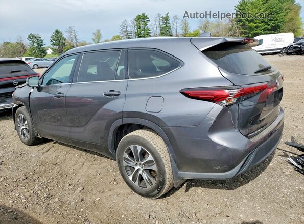 5TDGZRBH6MS069161 2021 TOYOTA HIGHLANDER Gray 