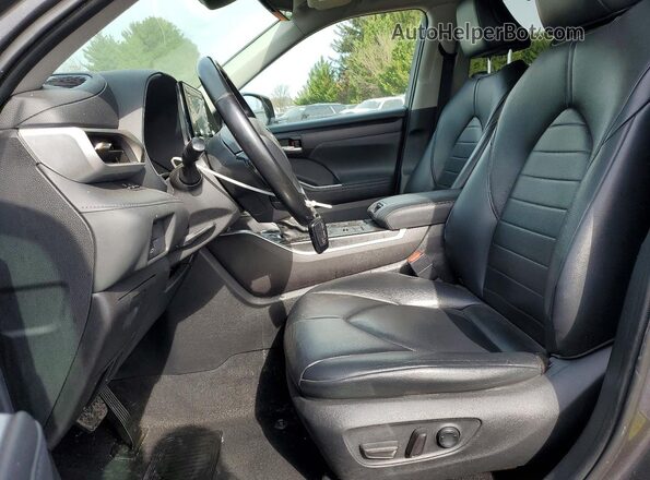 5TDGZRBH6MS069161 2021 TOYOTA HIGHLANDER Gray 