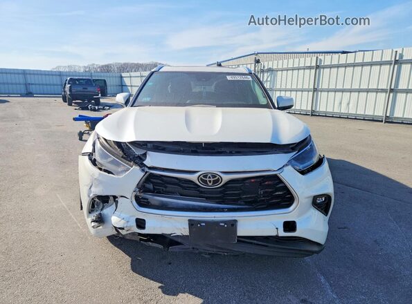 5TDGZRBH6MS130251 2021 TOYOTA HIGHLANDER White Вид спереду