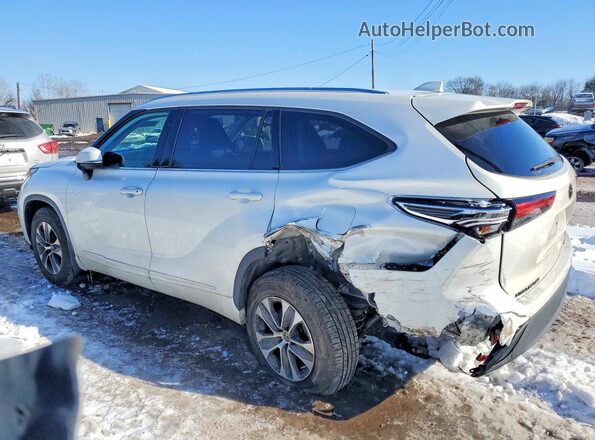 5TDGZRBH6MS130850 2021 TOYOTA HIGHLANDER White Задня ліва чверть