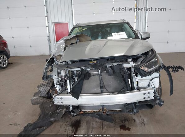 5TDGZRBH6MS548745 2021 TOYOTA HIGHLANDER Silver Սարքավորումների վահանակի տեսք
