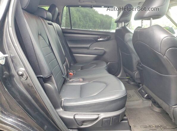 5TDGZRBH6NS583660 2022 TOYOTA HIGHLANDER Black Vista interior trasera