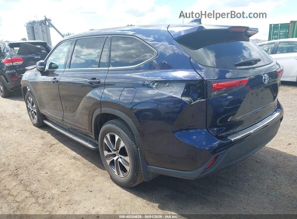 5TDGZRBH7LS026558 2020 TOYOTA HIGHLANDER Синий Задняя левая четверть