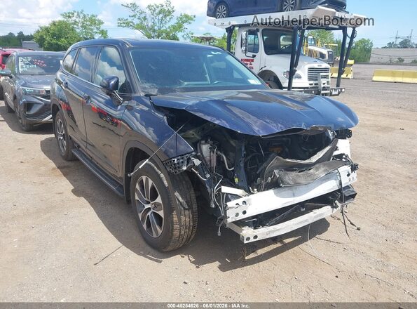 5TDGZRBH7LS026558 2020 TOYOTA HIGHLANDER Синий Вид спереди