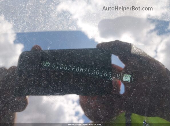 5TDGZRBH7LS026558 2020 TOYOTA HIGHLANDER Синий 