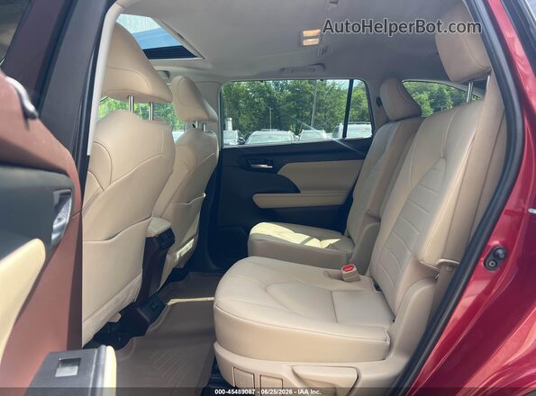 5TDGZRBH7LS030190 2020 TOYOTA HIGHLANDER Red VIN კოდის სტიკერის ხედი