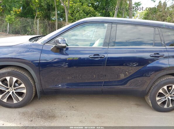 5TDGZRBH7MS111417 2021 TOYOTA HIGHLANDER Blue Սալոնի 360 աստիճան տեսք