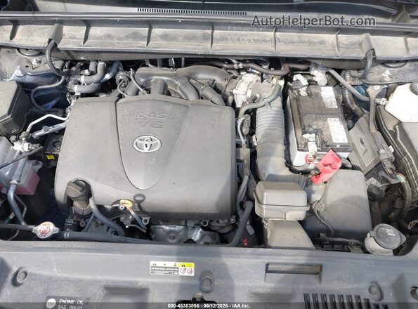 5TDGZRBH7MS111417 2021 TOYOTA HIGHLANDER Blue Հետևի տեսք
