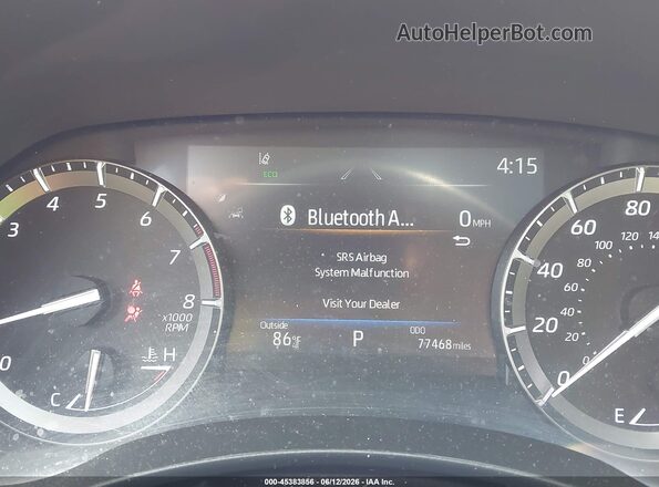 5TDGZRBH7MS111417 2021 TOYOTA HIGHLANDER Blue Հետևի նստատեղերի տեսք