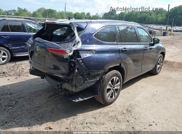 5TDGZRBH7MS111417 2021 TOYOTA HIGHLANDER Blue Հետևի աջ