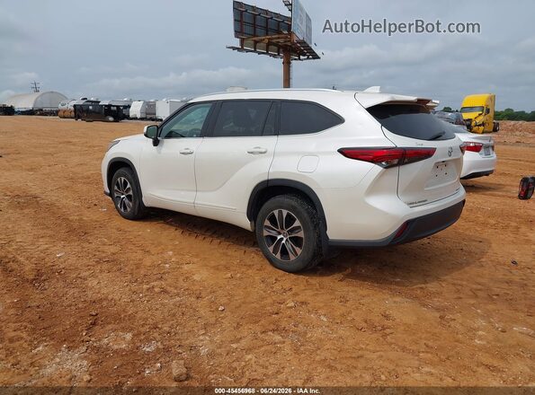 5TDGZRBH7MS540993 2021 TOYOTA HIGHLANDER Белый Задняя левая четверть