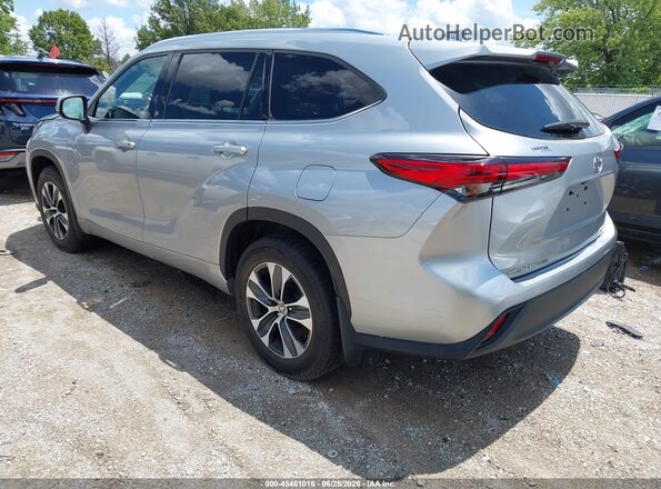 5TDGZRBH8LS502834 2020 TOYOTA HIGHLANDER Silver Rear left