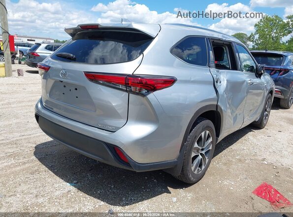 5TDGZRBH8LS502834 2020 TOYOTA HIGHLANDER Silver Rear right