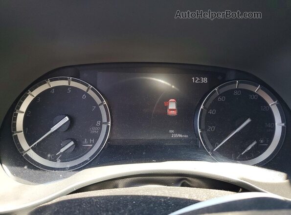5TDGZRBH8LS514708 2020 TOYOTA HIGHLANDER Gray Widok zestawu wskaźników