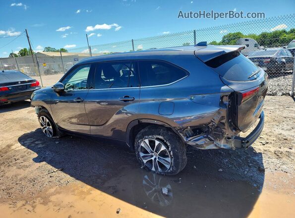 5TDGZRBH8MS061286 2021 TOYOTA HIGHLANDER Gray Tył lewy