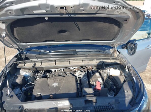 5TDGZRBH9LS026335 2020 TOYOTA HIGHLANDER Silver უკანა ხედი