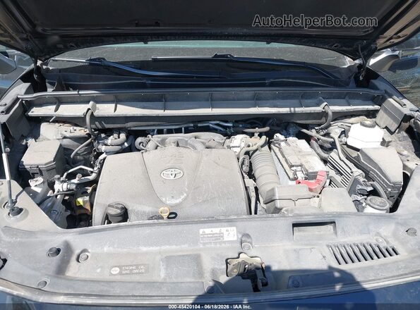 5TDGZRBH9LS503989 2020 TOYOTA HIGHLANDER Black ძრავის განყოფილების ხედი