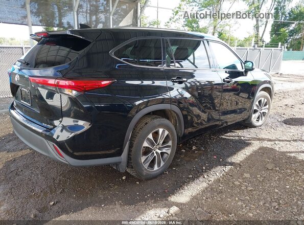 5TDGZRBH9LS503989 2020 TOYOTA HIGHLANDER Black უკანა მარჯვენა
