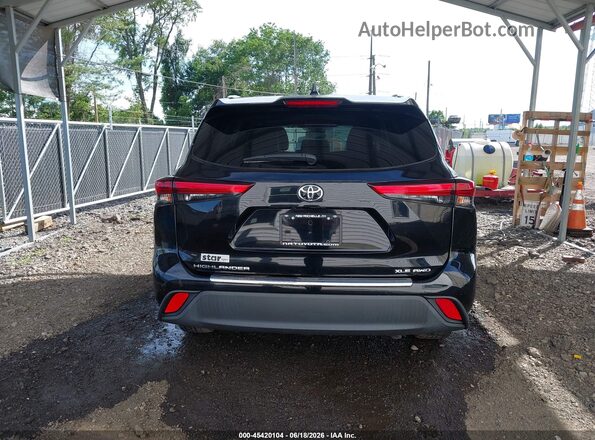 5TDGZRBH9LS503989 2020 TOYOTA HIGHLANDER Black 