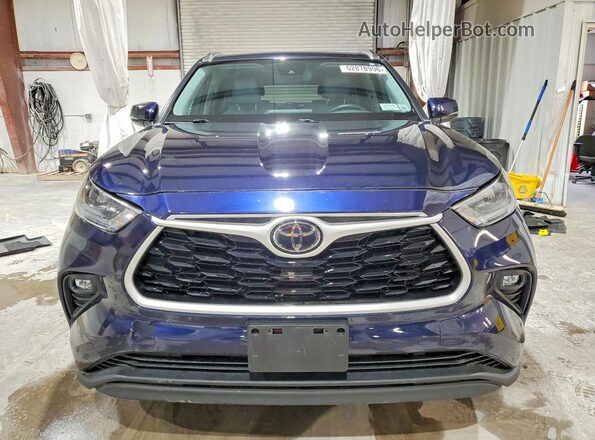 5TDGZRBH9LS515799 2020 TOYOTA HIGHLANDER Blue Вид спереду