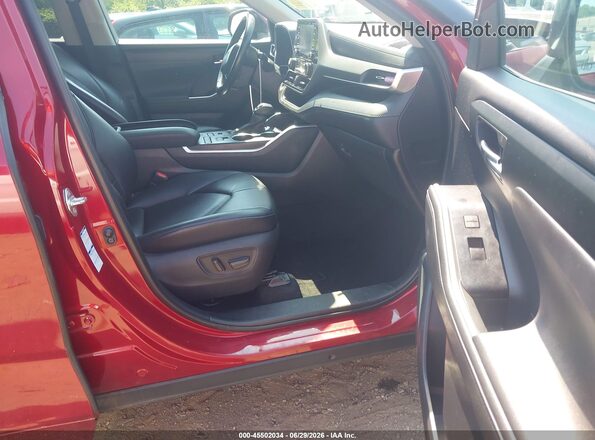 5TDGZRBH9MS072359 2021 TOYOTA HIGHLANDER Red Սալոնի դիմացի տեսք