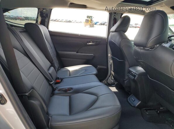 5TDGZRBH9MS527355 2021 TOYOTA HIGHLANDER Silver Սալոնի հետևի տեսք