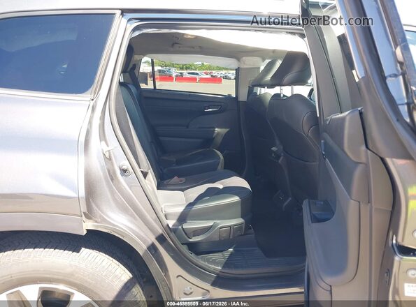 5TDGZRBH9MS557956 2021 TOYOTA HIGHLANDER Gray Widok naklejki z numerem VIN
