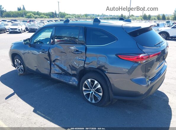 5TDGZRBH9MS557956 2021 TOYOTA HIGHLANDER Gray Tył lewy