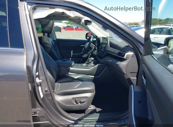 5TDGZRBH9MS557956 2021 TOYOTA HIGHLANDER Gray Widok wnętrza z przodu