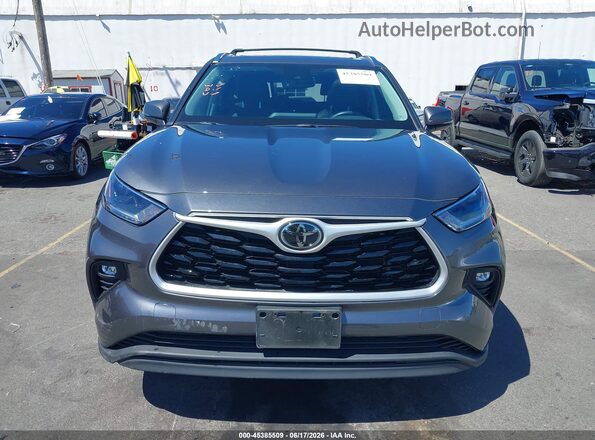 5TDGZRBH9MS557956 2021 TOYOTA HIGHLANDER Gray Widok zestawu wskaźników