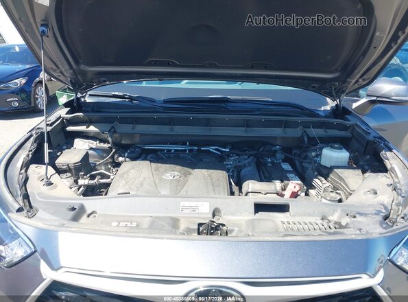 5TDGZRBH9MS557956 2021 TOYOTA HIGHLANDER Gray Widok z tyłu